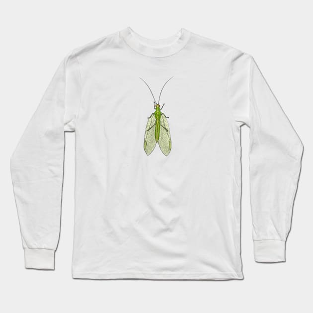 Lacewing (center) Long Sleeve T-Shirt by direndonm